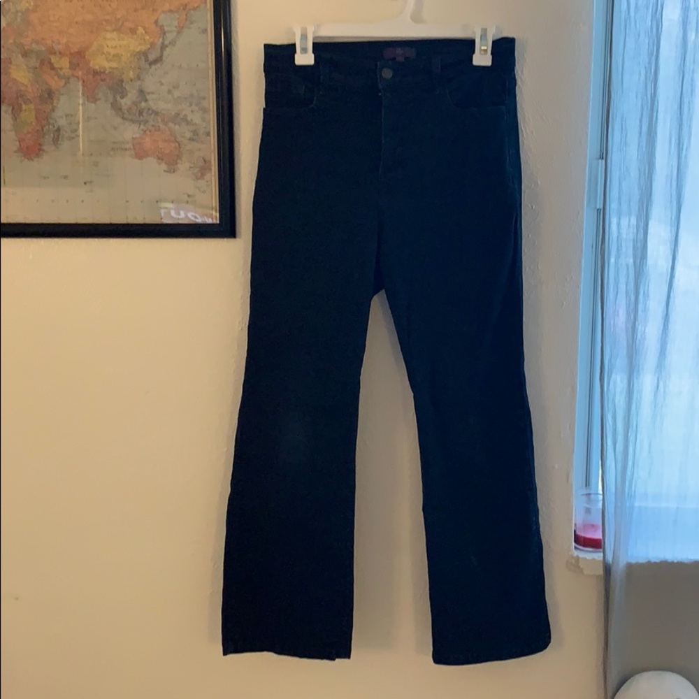 Black boot cut jeans